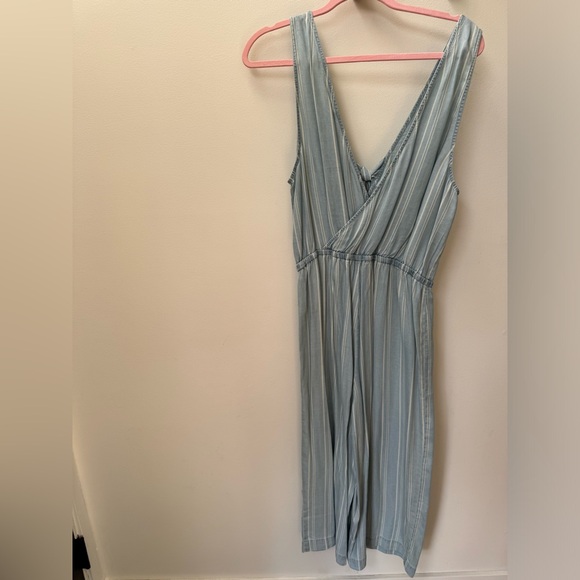 GF collection, baby blue low front and back, romper, wide leg, size: 8 - Picture 5 of 6